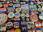 Rare Political Button Collection-Nixon Kennedy Reagan Clinton Carter & Many More