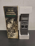 Vtg Realistic TRC-83 3Channel Transceiver Militaria Walkie-Talkie w/ OriginalBox