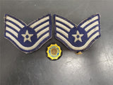 Vintage US Air Force Patches & American Legion Patch for Jacket Vest Shirt Nice