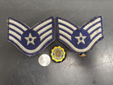 Vintage US Air Force Patches & American Legion Patch for Jacket Vest Shirt Nice