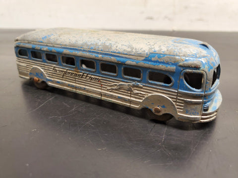 Vintage Greyhound Lines Bus Tootsie Toy Made in USA Diecast Collectible Rare