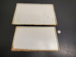 Vtg Pair Of Metal Denman Tires Gas Station Signs Display Advertising Unique