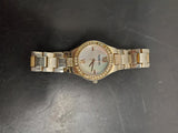 Style & Co. Women's Wristwatch Silver Band W/Diamond Accents-Diamond Bezel Nice