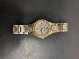 Style & Co. Women's Wristwatch Silver Band W/Diamond Accents-Diamond Bezel Nice