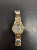 Style & Co. Women's Wristwatch Silver Band W/Diamond Accents-Diamond Bezel Nice