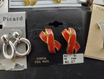 Collection of 6 Pairs of Women's Earrings Charter Club Adrienne Picard Gorgeous