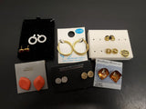Collection of 9 Pairs of Women's Earrings-Cubic Zirconia Signature Studio Nice
