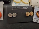 Collection of 9 Pairs of Women's Earrings-Cubic Zirconia Signature Studio Nice