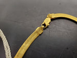 Classy Women's Faux Gold Thick Necklace Fashionable Timeless Present Gift Mother