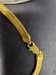 Classy Women's Faux Gold Thick Necklace Fashionable Timeless Present Gift Mother
