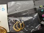 Collection of 10 Pairs of Women's Earrings-Gold Worthington Trifari Revlon Nice!