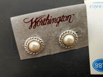 Collection of 10 Pairs of Women's Earrings-Gold Worthington Trifari Revlon Nice!