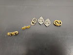 Gorgeous Lot Women's Earrings Faux Diamond Gold Genuine Diamond Dust Present4Mom