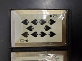 Royal Straight Flush of Spades Metal Throwing Cards 5  10 DO NOT LIST ON EBAY!!