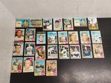 27 Vintage 1960's-70's Topps Baseball Trading Cards Pirates Braves Yankees Nice!