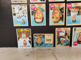 27 Vintage 1960's-70's Topps Baseball Trading Cards Pirates Braves Yankees Nice!