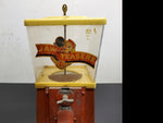 Vtg 1950s Jaw Teasers Commercial Penny Gumball Vending Machine - Not A Toy Nice!