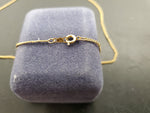 12 K Gold Necklace W/ Cross Pendant Classy Collectible Present Mother Girlfriend