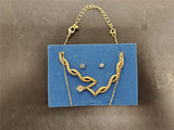 Avon Women's Set of Necklace W/Faux Diamond Pendant & Faux Diamond Earrings VF!!