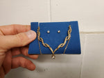 Avon Women's Set of Necklace W/Faux Diamond Pendant & Faux Diamond Earrings VF!!