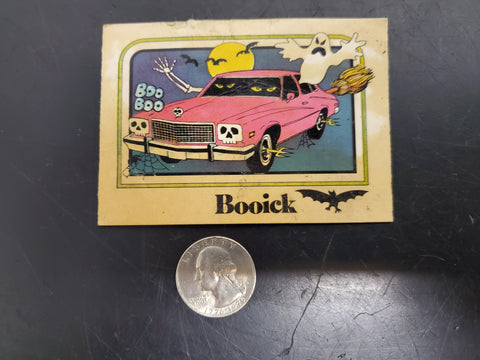 1976 ITT C.B.C Krazy Cars Trading Card "Booick" w/Safety, Funny & Car FAX Unique