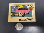 1976 ITT C.B.C Krazy Cars Trading Card "Booick" w/Safety, Funny & Car FAX Unique