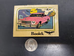 1976 ITT C.B.C Krazy Cars Trading Card "Booick" w/Safety, Funny & Car FAX Unique