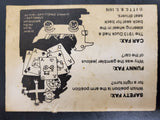 1976 ITT C.B.C Krazy Cars Trading Card "Booick" w/Safety, Funny & Car FAX Unique