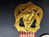 Jr. O.U.A.M (Order United American Mechanics) GeoShiffler #177 Council Gold Pin