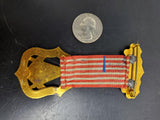 Jr. O.U.A.M (Order United American Mechanics) GeoShiffler #177 Council Gold Pin