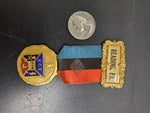 Vintage Knights Of The Golden Eagle FVH Enamel Medal Ribbon KGE Reading, PA Nice