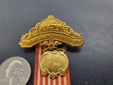Vtg Sons and Daughters of Liberty #74 Badge Fidelity Patriotism Integrity Ribbon