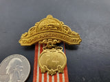 Vtg Sons and Daughters of Liberty #74 Badge Fidelity Patriotism Integrity Ribbon