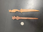Decorative German Wood Stick Figurine Sculptures from Oberammergau Collectible