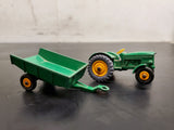 Vintage Matchbox Series Lesney England No. 50 & 51 Tractor & Trailer Pair Green