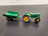 Vintage Matchbox Series Lesney England No. 50 & 51 Tractor & Trailer Pair Green