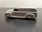 Vintage Silver Glossy 1950's Chevrolet Panel Van Tootsie Toy Made in U.S.A.