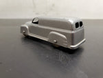 Vintage Silver Glossy 1950's Chevrolet Panel Van Tootsie Toy Made in U.S.A.