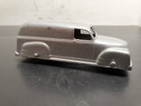 Vintage Silver Glossy 1950's Chevrolet Panel Van Tootsie Toy Made in U.S.A.