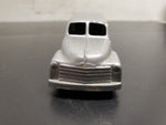 Vintage Silver Glossy 1950's Chevrolet Panel Van Tootsie Toy Made in U.S.A.