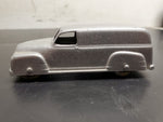 Vintage Silver Glossy 1950's Chevrolet Panel Van Tootsie Toy Made in U.S.A.