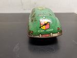 Vtg 1940's-50's Courtland FBI Riot Squad Car Tin Litho Friction Walt Reach Toy