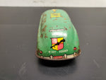 Vtg 1940's-50's Courtland FBI Riot Squad Car Tin Litho Friction Walt Reach Toy