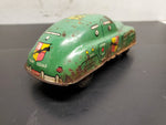Vtg 1940's-50's Courtland FBI Riot Squad Car Tin Litho Friction Walt Reach Toy