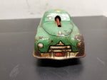 Vtg 1940's-50's Courtland FBI Riot Squad Car Tin Litho Friction Walt Reach Toy