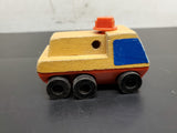 Vintage Mattel Inc. 1971 Wooden Block Toy 6 Wheeled Truck Made in Korea Unique