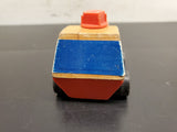 Vintage Mattel Inc. 1971 Wooden Block Toy 6 Wheeled Truck Made in Korea Unique