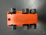 Vintage Mattel Inc. 1971 Wooden Block Toy 6 Wheeled Truck Made in Korea Unique