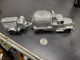 Vtg Rare Old Marx Plastic Toy Lumar Concrete Company Silver Truck And Generator!