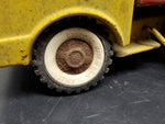 Vtg Structo Pressed Steel Toy "Structo Deluxe Dumper” Circa 1950's Red/Yellow